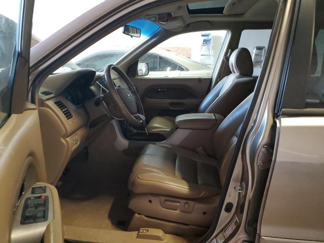 5FNYF18748B017809 - 2008 HONDA PILOT EXL ოქროსფერი ფოტო 7