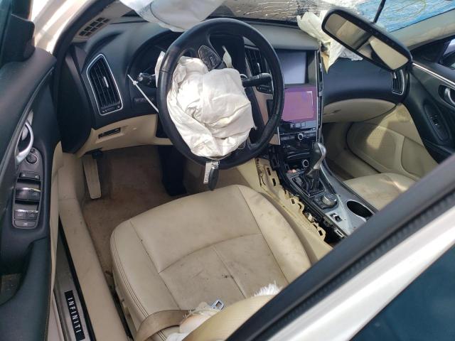 JN1BV7AR6FM422522 - 2015 INFINITI Q50 BASE WHITE photo 8