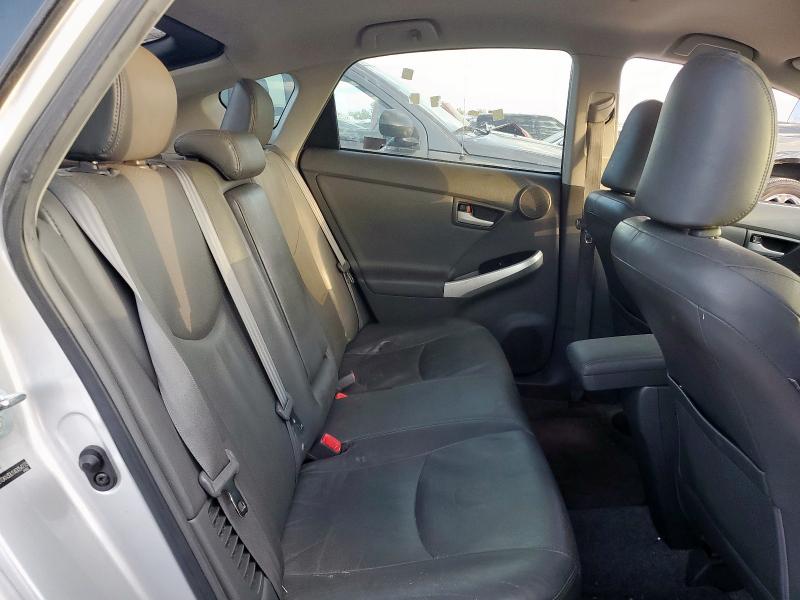 JTDKN3DU1A0054773 - 2010 TOYOTA PRIUS ვერცხლისფერი ფოტო 10