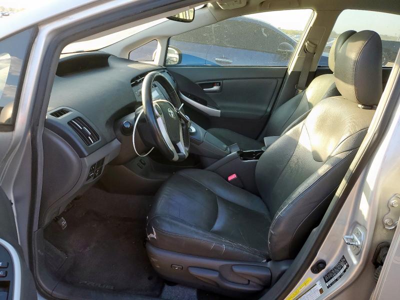 JTDKN3DU1A0054773 - 2010 TOYOTA PRIUS ვერცხლისფერი ფოტო 7