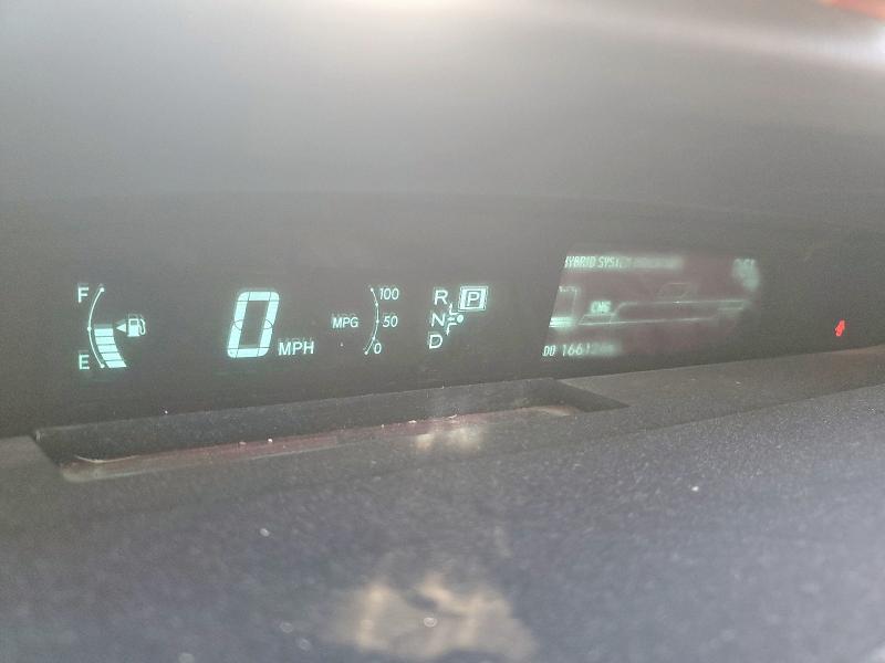 JTDKN3DU1A0054773 - 2010 TOYOTA PRIUS ვერცხლისფერი ფოტო 9