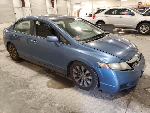 19XFA1F8XAE009209 - 2010 HONDA CIVIC EX BLUE photo 4