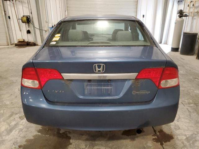 19XFA1F8XAE009209 - 2010 HONDA CIVIC EX BLUE photo 6