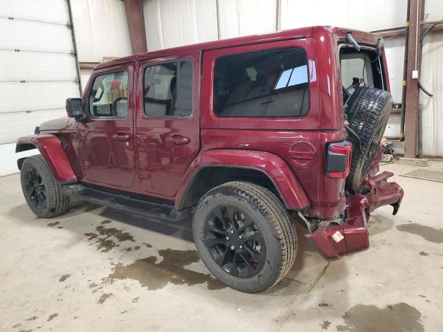 1C4HJXEG6MW620613 - 2021 JEEP WRANGLER U SAHARA MAROON photo 2