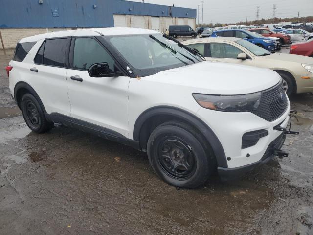 1FM5K8AB3LGB66177 - 2020 FORD EXPLORER POLICE INTERCEPTOR Beyaz fotoğraf 4