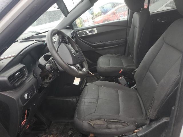 1FM5K8AB3LGB66177 - 2020 FORD EXPLORER POLICE INTERCEPTOR Beyaz fotoğraf 7