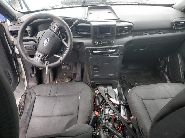 1FM5K8AB3LGB66177 - 2020 FORD EXPLORER POLICE INTERCEPTOR Beyaz fotoğraf 8