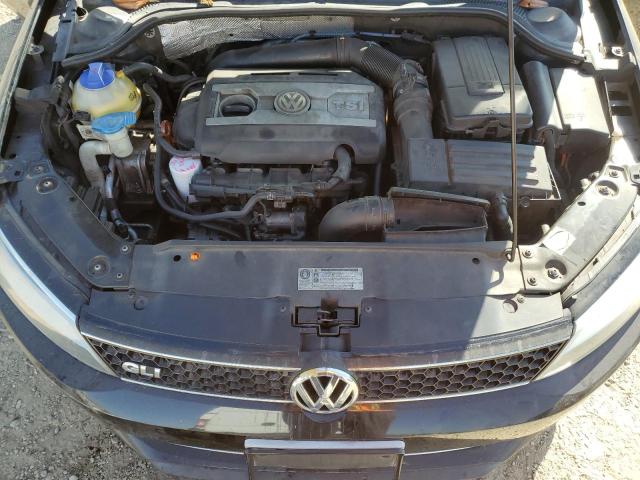 3VW4A7AJ7CM061276 - 2012 VOLKSWAGEN JETTA GLI BLACK photo 11
