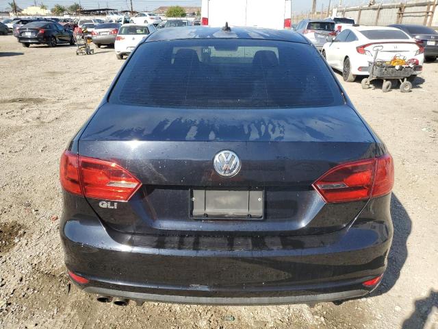 3VW4A7AJ7CM061276 - 2012 VOLKSWAGEN JETTA GLI BLACK photo 6