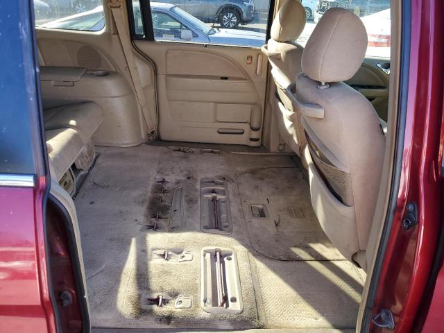 5FNRL38486B079824 - 2006 HONDA ODYSSEY EX RED photo 11