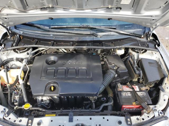 2T1BU4EEXCC889389 - 2012 TOYOTA COROLLA BASE 银色 照片 11