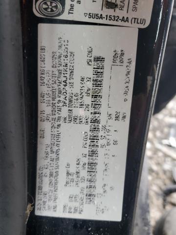 3FADP4AJ1KM163015 - 2019 FORD FIESTA S BLACK photo 12