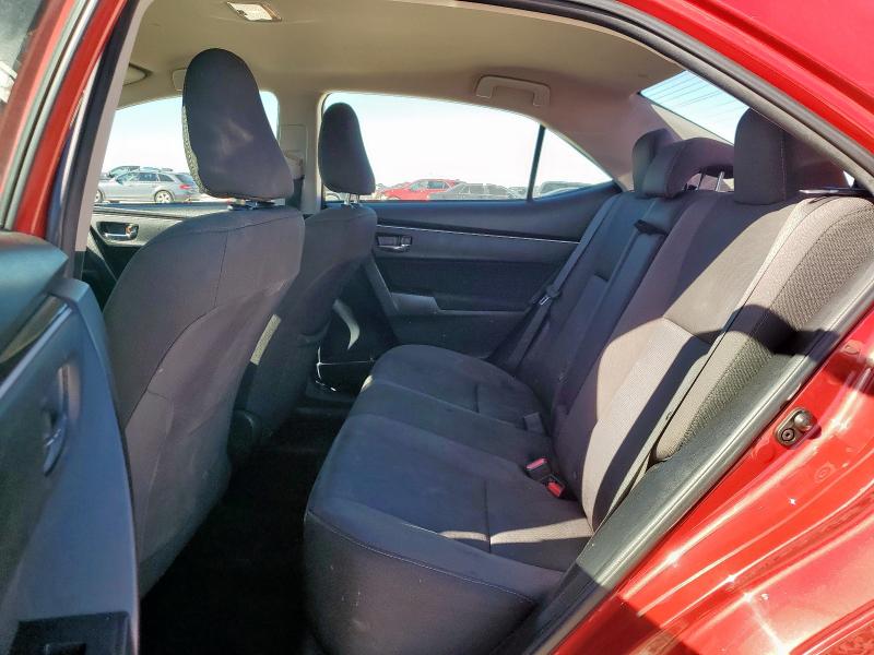 2T1BURHE5HC922377 - 2017 TOYOTA COROLLA L RED photo 10