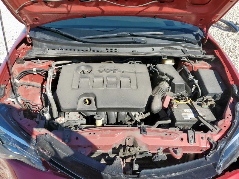 2T1BURHE5HC922377 - 2017 TOYOTA COROLLA L RED photo 11
