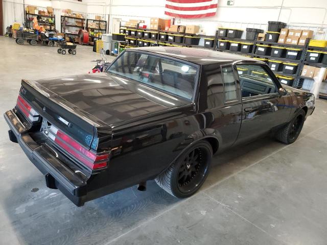 1G4GJ1170HP456401 - 1987 BUICK REGAL BLACK photo 3