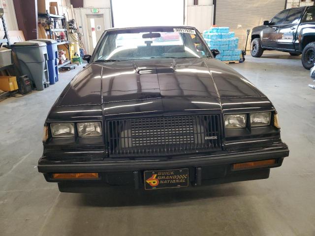 1G4GJ1170HP456401 - 1987 BUICK REGAL BLACK photo 5