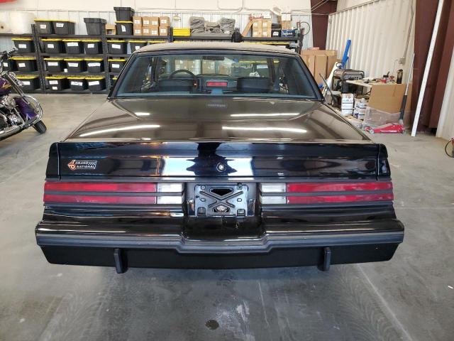 1G4GJ1170HP456401 - 1987 BUICK REGAL BLACK photo 6