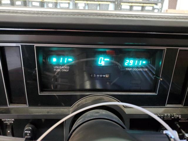 1G4GJ1170HP456401 - 1987 BUICK REGAL BLACK photo 9