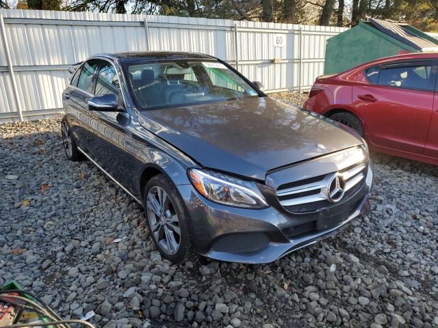 55SWF4KB7FU064446 - 2015 MERCEDES-BENZ C 300 4MATIC GRAY photo 4