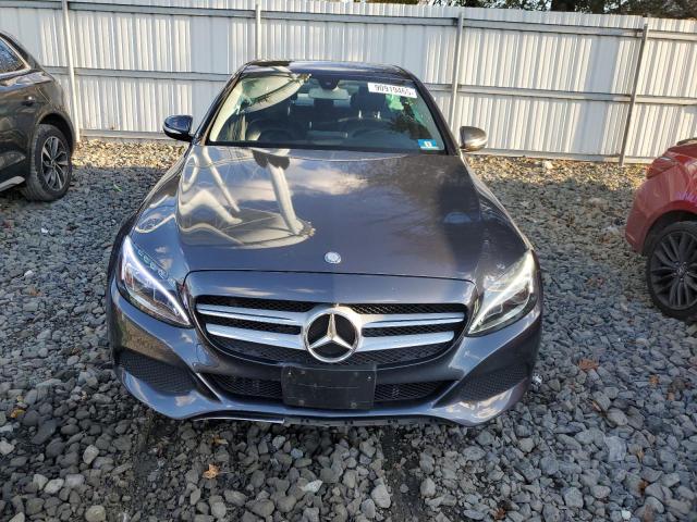 55SWF4KB7FU064446 - 2015 MERCEDES-BENZ C 300 4MATIC GRAY photo 5