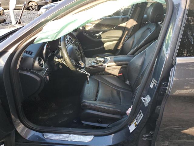 55SWF4KB7FU064446 - 2015 MERCEDES-BENZ C 300 4MATIC GRAY photo 7