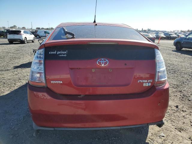 JTDKB20UX83298407 - 2008 TOYOTA PRIUS RED photo 6