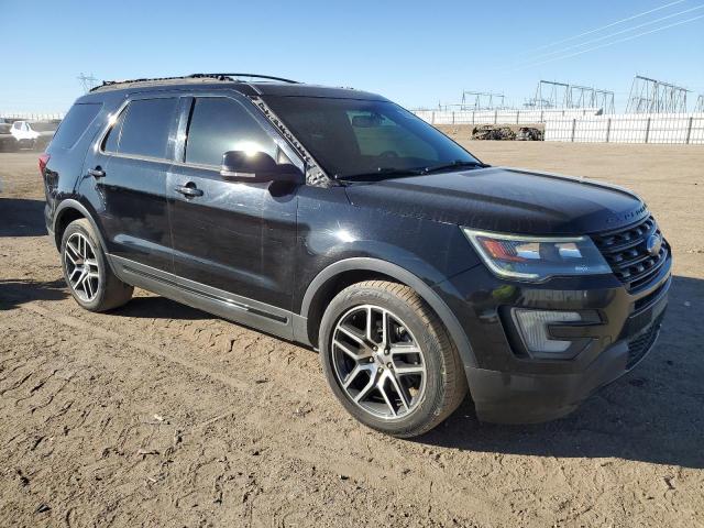 1FM5K8GT4HGD21505 - 2017 FORD EXPLORER SPORT BLACK photo 4