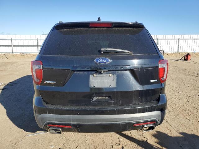 1FM5K8GT4HGD21505 - 2017 FORD EXPLORER SPORT BLACK photo 6
