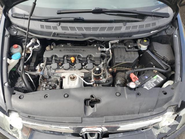 1HGFA16898L039921 - 2008 HONDA CIVIC EX BLACK photo 11