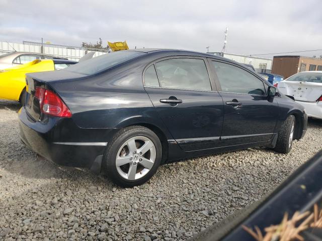 1HGFA16898L039921 - 2008 HONDA CIVIC EX BLACK photo 3