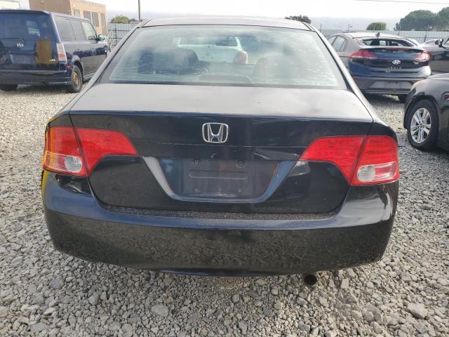 1HGFA16898L039921 - 2008 HONDA CIVIC EX BLACK photo 6