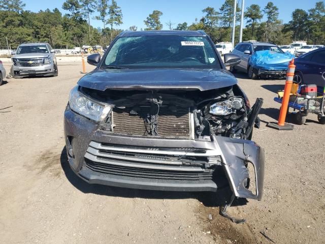 5TDKZRFHXKS564836 - 2019 TOYOTA HIGHLANDER SE CHARCOAL photo 5