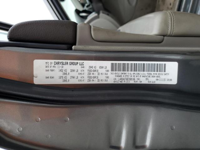 1J4RS4GT6BC589186 - 2011 JEEP GRAND CHER LAREDO Մոխրագույն լուսանկար 13