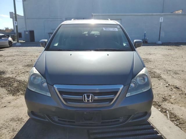 5FNRL387X7B420121 - 2007 HONDA ODYSSEY EXL CHARCOAL photo 5
