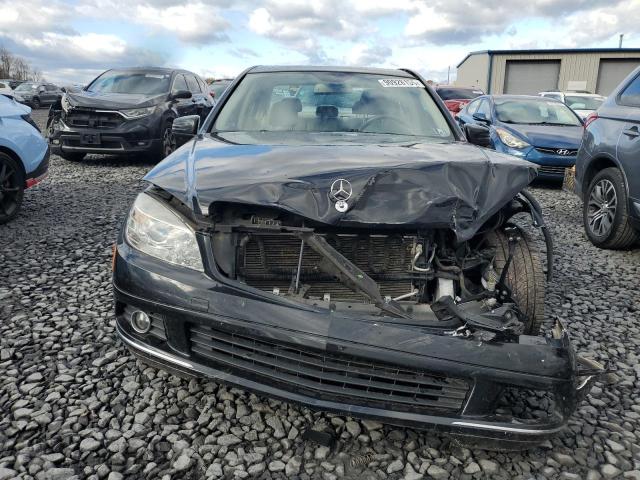 WDDGF8BB4AF415966 - 2010 MERCEDES-BENZ C 300 4MATIC BLACK photo 5