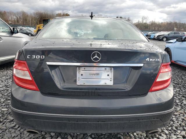 WDDGF8BB4AF415966 - 2010 MERCEDES-BENZ C 300 4MATIC BLACK photo 6