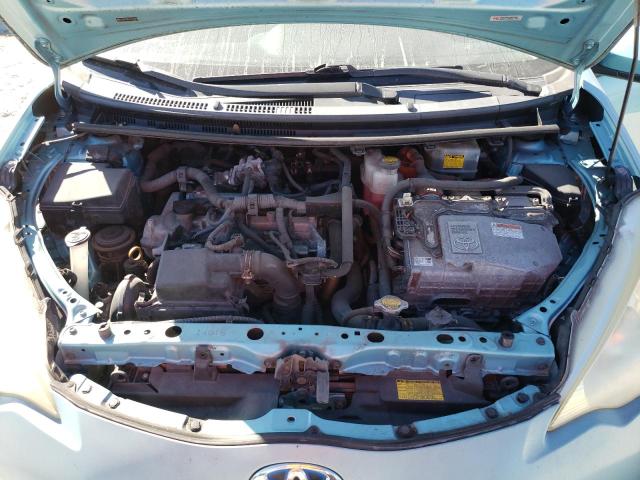 JTDKDTB31D1042375 - 2013 TOYOTA PRIUS C BLUE photo 11