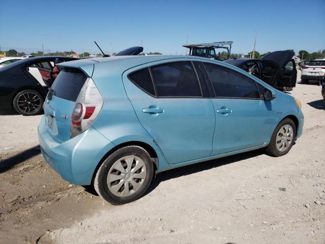 JTDKDTB31D1042375 - 2013 TOYOTA PRIUS C BLUE photo 3