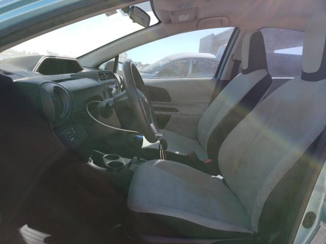 JTDKDTB31D1042375 - 2013 TOYOTA PRIUS C BLUE photo 7