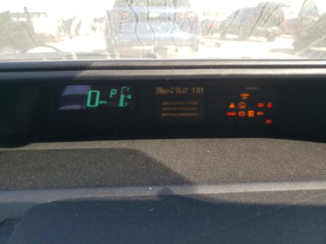 JTDKDTB31D1042375 - 2013 TOYOTA PRIUS C BLUE photo 9