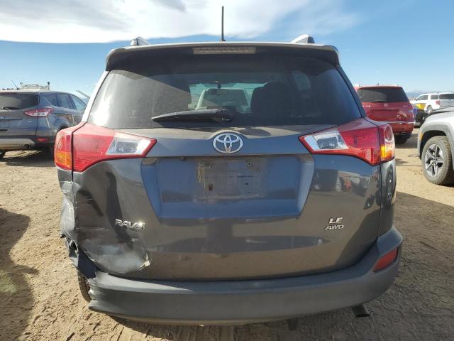 JTMBFREVXDD010114 - 2013 TOYOTA RAV4 LE GRAY photo 6