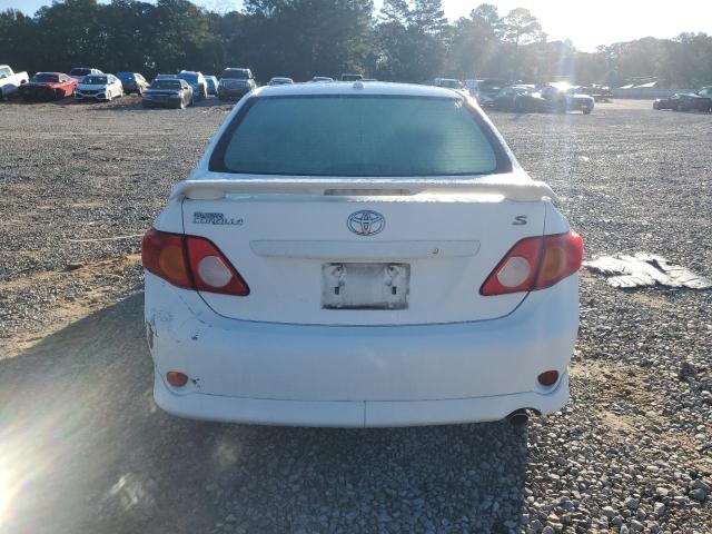2T1BU4EE5AC476065 - 2010 TOYOTA COROLLA BASE WHITE photo 6