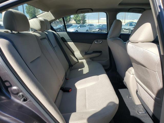 19XFB2F85DE202987 - 2013 HONDA CIVIC EX ნაცრისფერი ფოტო 10