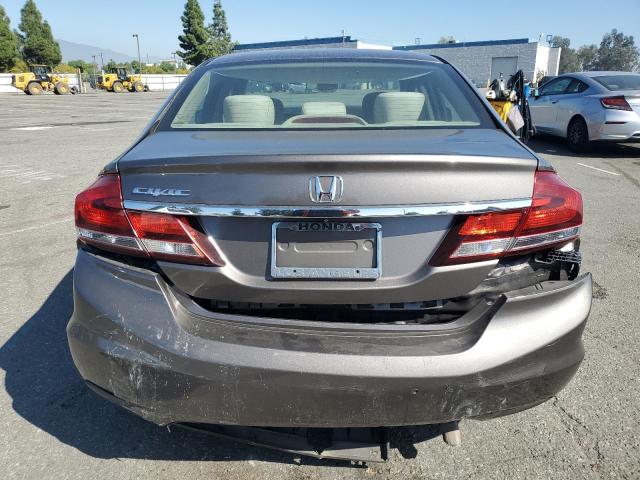 19XFB2F85DE202987 - 2013 HONDA CIVIC EX ნაცრისფერი ფოტო 6