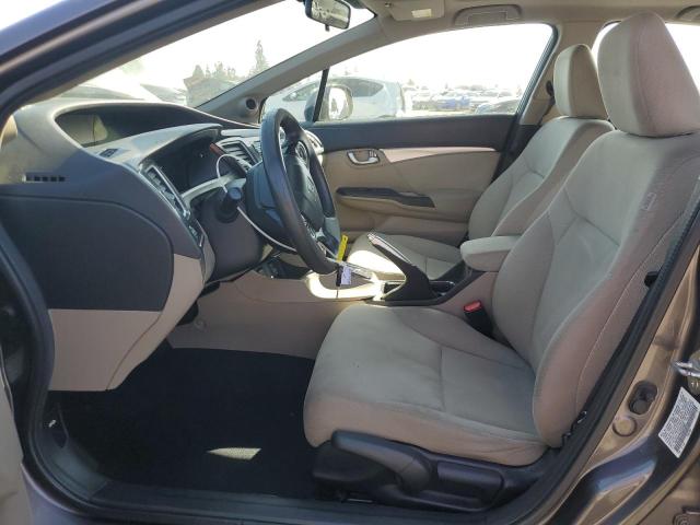 19XFB2F85DE202987 - 2013 HONDA CIVIC EX ნაცრისფერი ფოტო 7