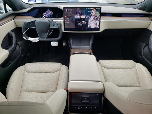 5YJSA1E55NF473112 - 2022 TESLA MODEL S Մոխրագույն լուսանկար 8