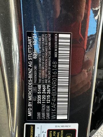 W1KAF4HBXNR016148 - 2022 MERCEDES-BENZ C 300 4MATIC GRAY photo 10