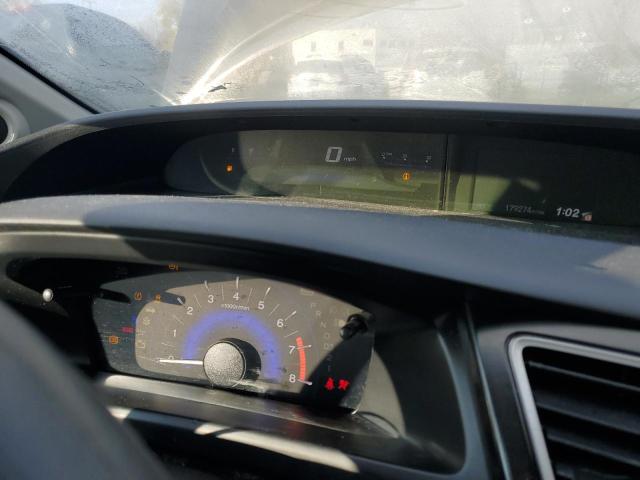 19XFB2F85DE074556 - 2013 HONDA CIVIC EX Մոխրագույն լուսանկար 9