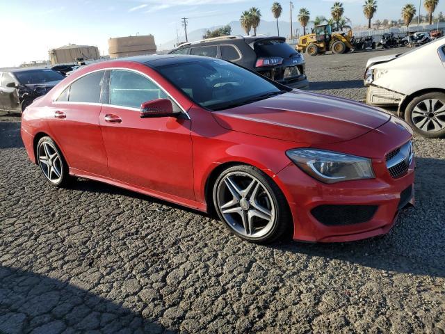 WDDSJ4EB0FN263677 - 2015 MERCEDES-BENZ CLA 250 RED photo 4