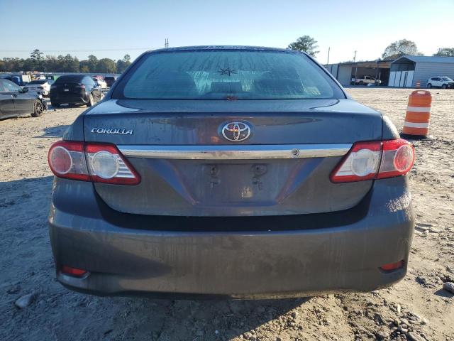 2T1BU4EE4BC614034 - 2011 TOYOTA COROLLA BASE GRAY photo 6